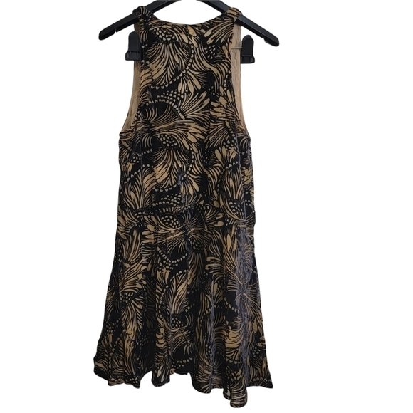 Free People Ellie Burnout Velvet V Neck Studded Flounce Lined Mini Dress XS - Picture 3 of 7